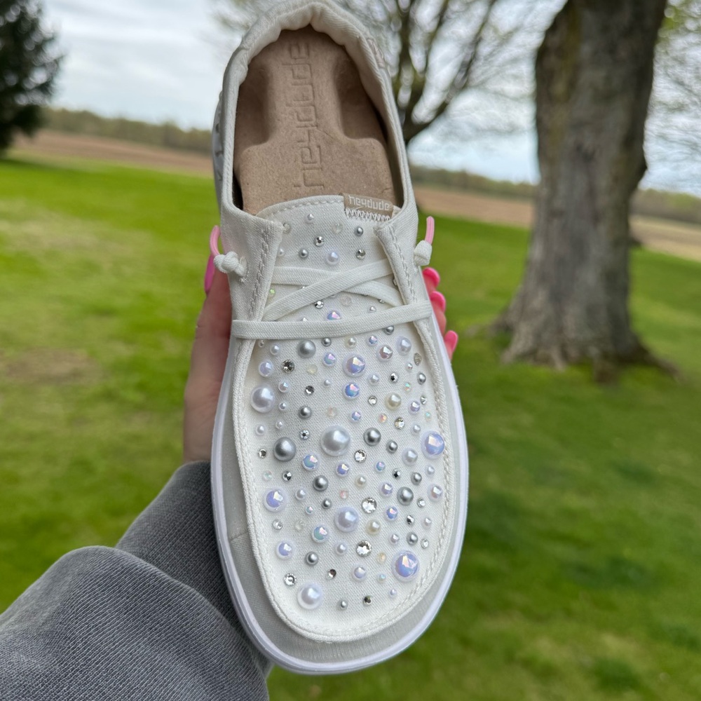 Bedazzled Hey Dude Shoes